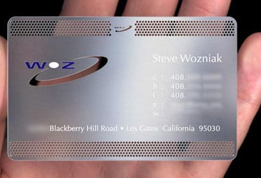 激光雕刻名片為您形象加分，成功快人一步！