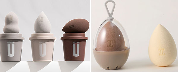 美妝海綿蛋激光打標(biāo)