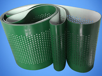 傳送帶用什么打孔？