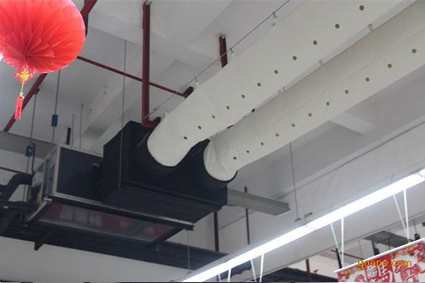 纖維織物布袋風(fēng)管，通風(fēng)管，索斯風(fēng)管，激光沖孔切割工藝