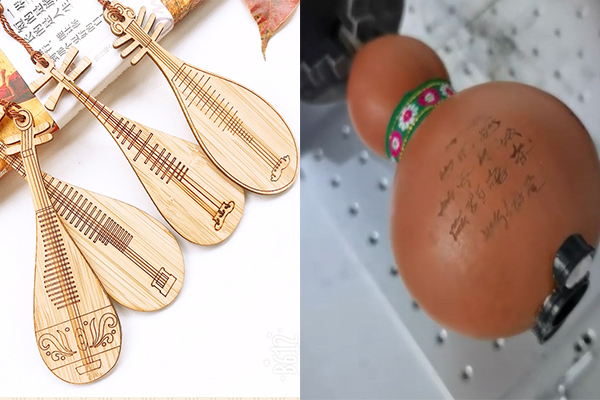 二氧化碳激光打標(biāo)機(jī)，竹木樂器打標(biāo)雕刻專用設(shè)備