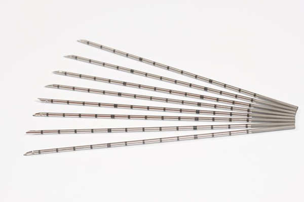 金屬管穿刺針刻度激光旋轉(zhuǎn)打標(biāo)工藝