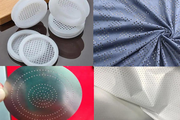 布料，塑料，竹木，薄膜等材料激光打孔工藝