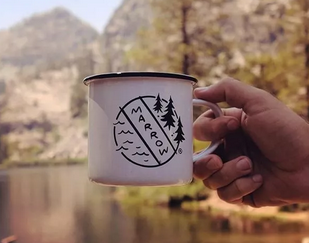 激光打標(biāo)搪瓷杯，杯子也可以與眾不同