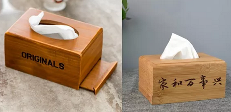 激光打標紙巾盒，讓您干凈每一天