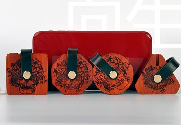 激光雕刻耳機(jī)纏繞器，解決您收納煩惱