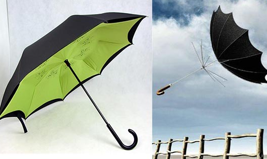 激光鏤空的反向雨傘，再也不懼風雨天