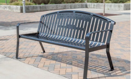 激光切割公共長(zhǎng)椅，為城市“梳妝”，為美景增色