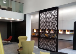 激光切割金屬屏風(fēng)  輕易實現(xiàn)空間的隔斷