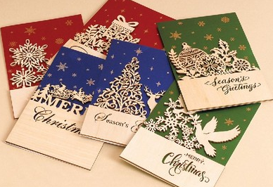 激光雕刻賀卡，把最美好的祝福帶給您