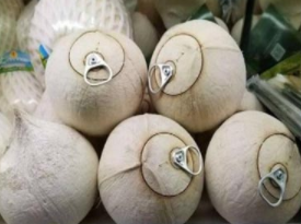 激光切割椰子，輕松喝到甜美新鮮的椰汁