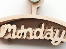 激光切割衣架，收納也要美美的