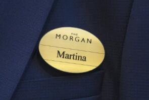 激光雕刻工作胸牌 打造你的專屬名牌