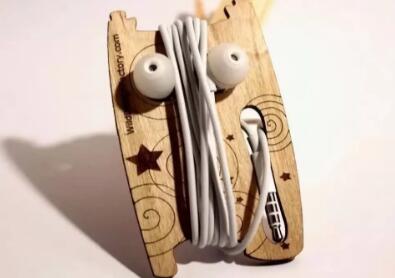 激光切割耳機(jī)繞線器，收納從未如此簡單