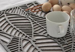 激光切割餐墊，美觀又衛(wèi)生