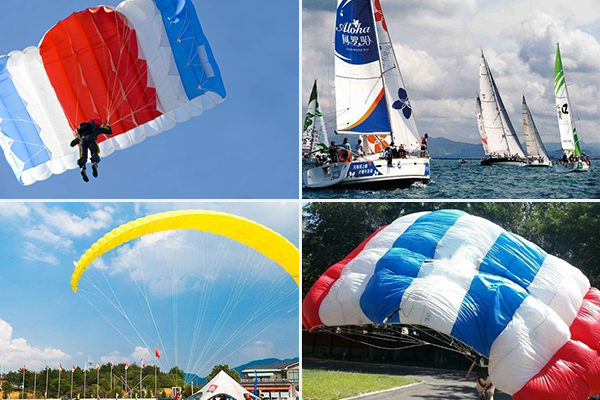 降落傘，滑翔傘，風(fēng)帆專用激光裁剪設(shè)備